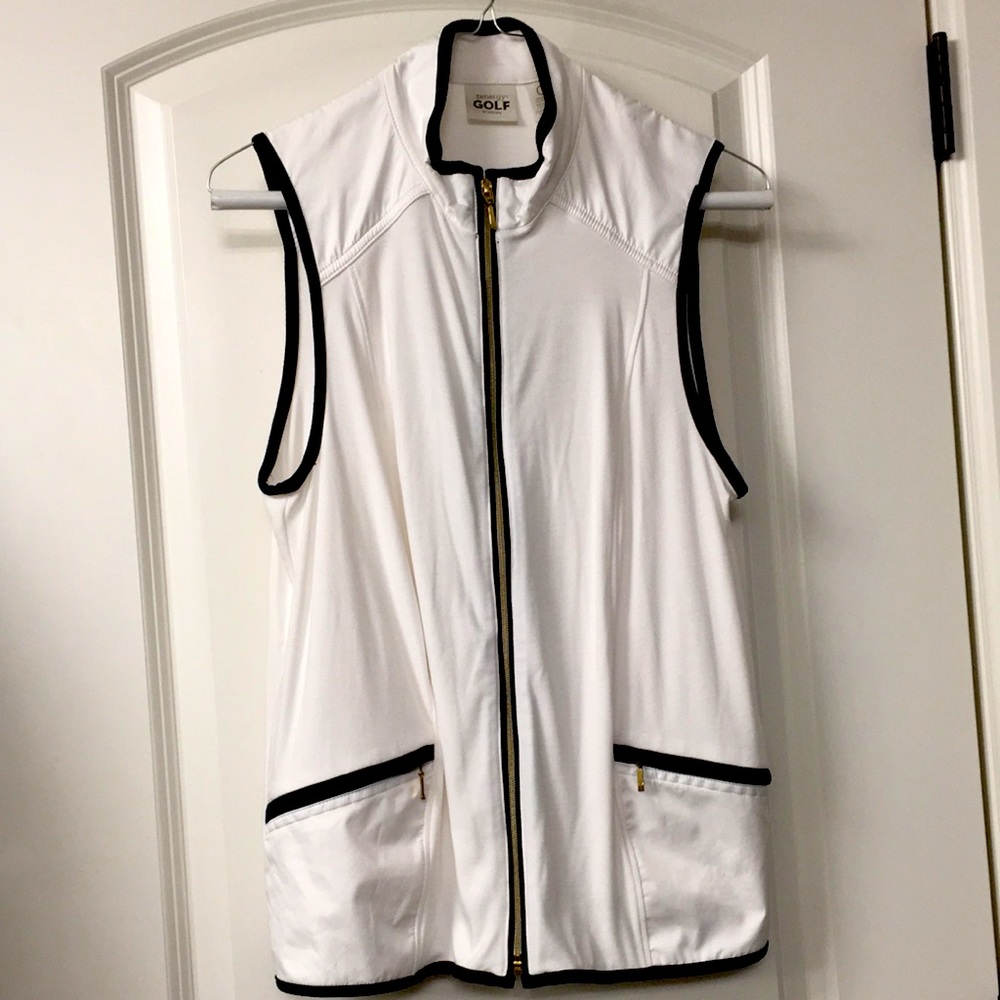 Chico’s golf vest Zenergy 0 White Black